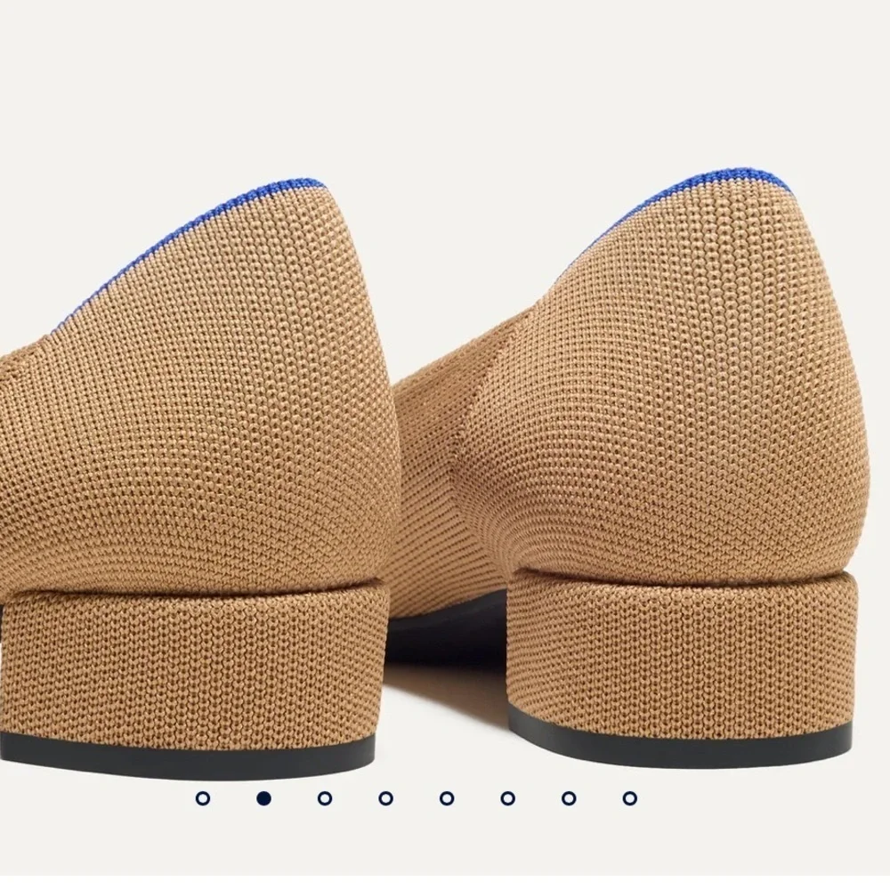 New Rothy’s Women’s The High Point Wren Captoe Shoes two tone size 9